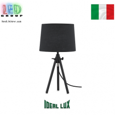 Настільна лампа/абажур Ideal Lux, метал, IP20, чорний, YORK TL1 NERO. Італія!